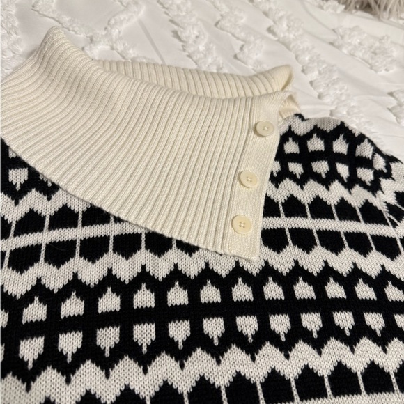 NWT Talbots Women's Black and White Sweater Size Large - Picture 8 of 8